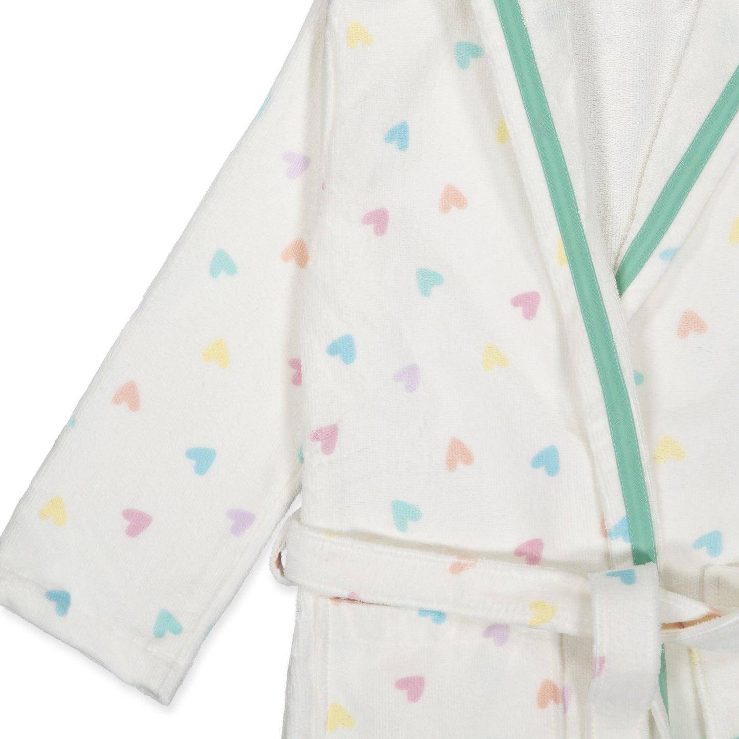 KIDS JESSI - Albornoz Niños adolescentes Algodón: Niño, Infantil - 100% Algodón OEKO-TEX - 2 Bolsillos, Cinturón, Capucha, Albornoces Felpa muy suave con bordados para niños