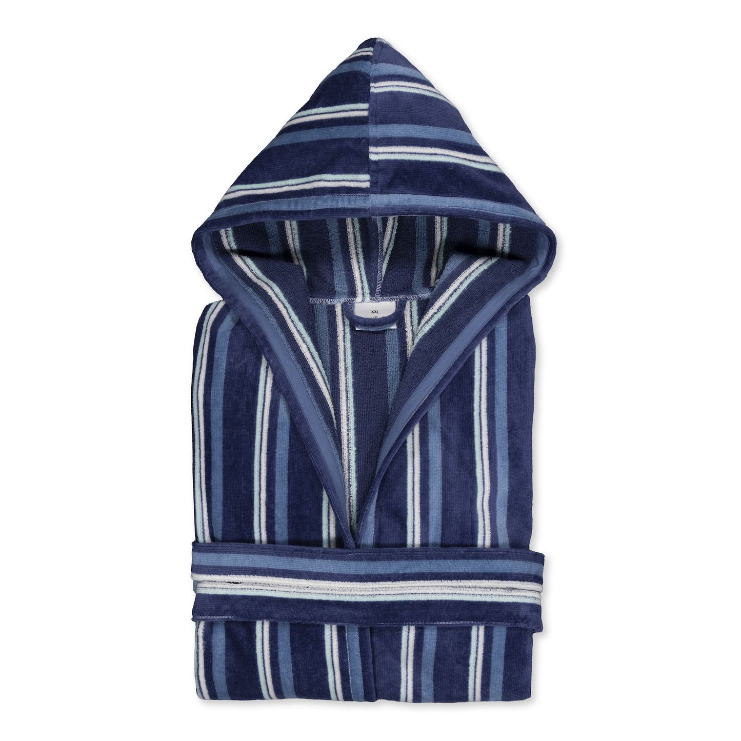 PATRICIO - Albornoz Terciopelo 100% Algodón 420 gsm OEKO-TEX® - Doble uso: Bata de Casa y Baño. Diseño exclusivo y funcional: 2 Bolsillos, Cinturón y Capucha