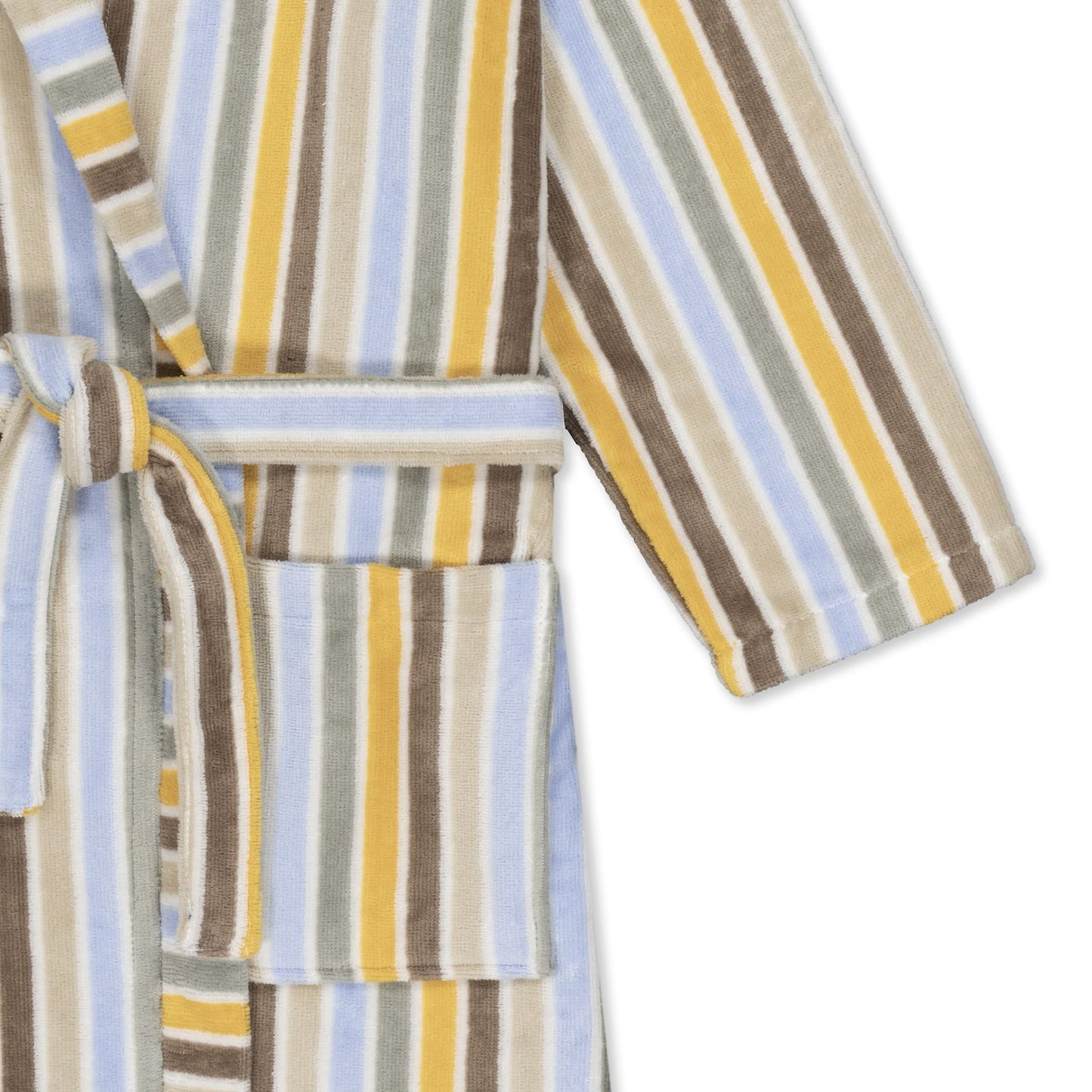 HENRY - Albornoz Terciopelo 100% Algodón 420 gsm OEKO-TEX® - Doble uso: Bata de Casa y Baño. Diseño exclusivo y funcional: 2 Bolsillos, Cinturón y Capucha