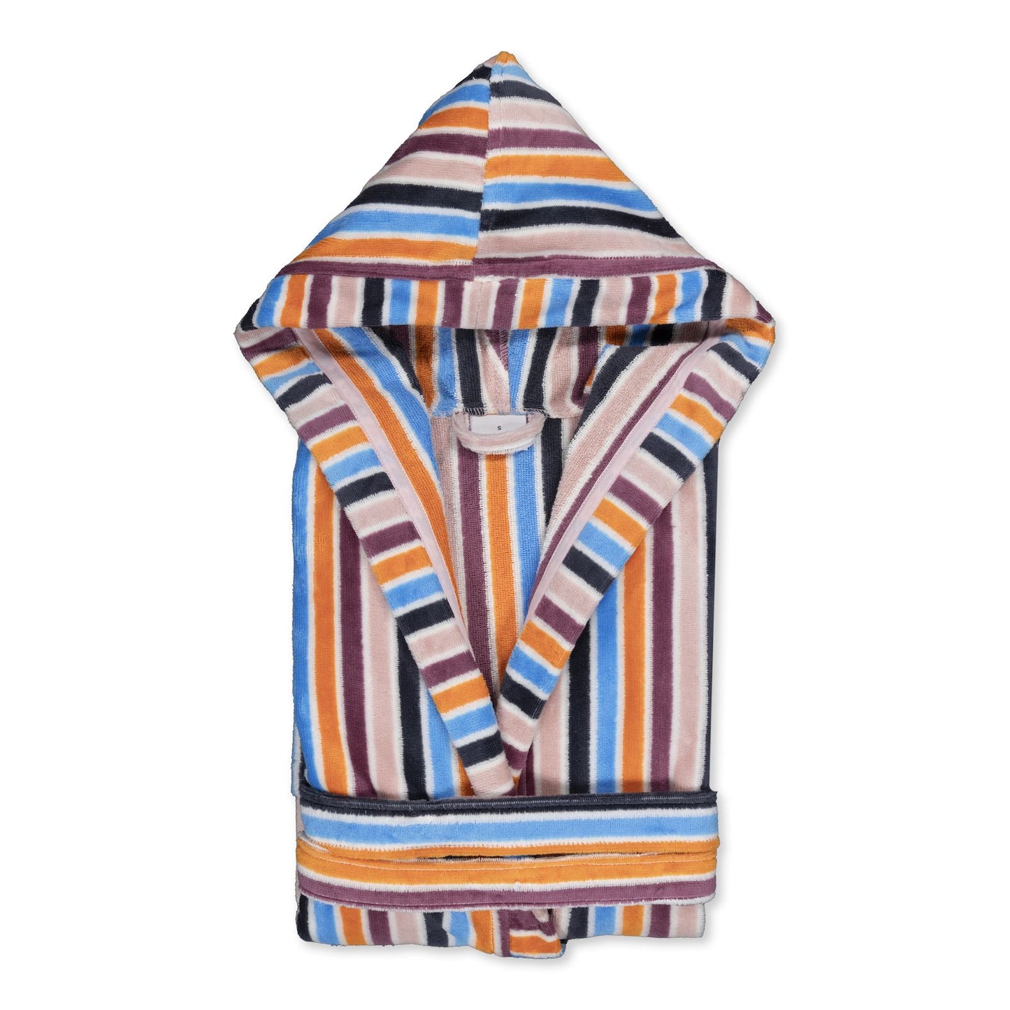 POLIANA - Albornoz Terciopelo 100% Algodón 420 gsm OEKO-TEX® - Doble uso: Bata de Casa y Baño. Diseño exclusivo y funcional: 2 Bolsillos, Cinturón y Capucha
