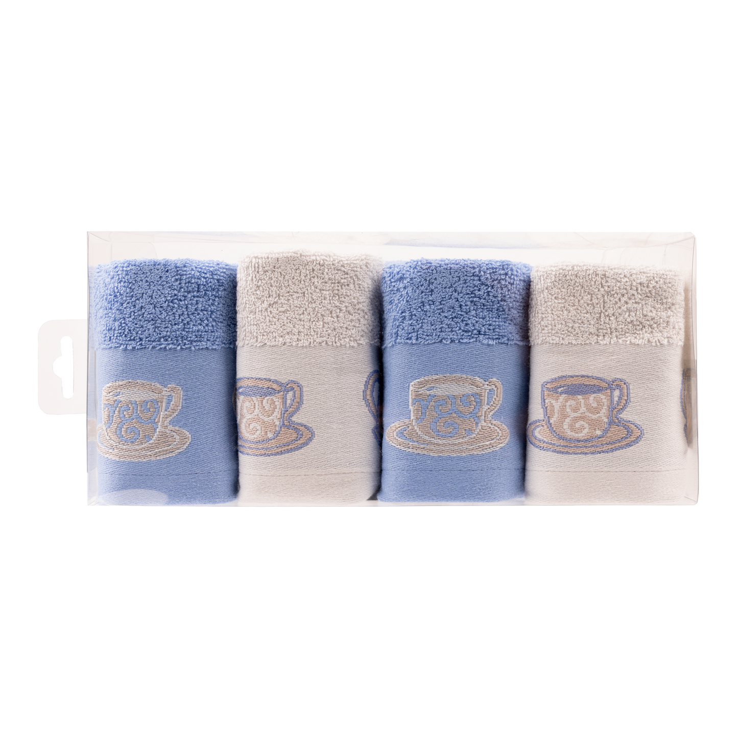 Paños de Cocina de Algodón Rizo REF.4204 | Pack de 4 Trapos 400gr 50x50cm de Cocina Suaves y Absorbentes | Trapos de Cocina 100% Algodón | Resistentes y Lavables | Ideales para Hogar y Cocina