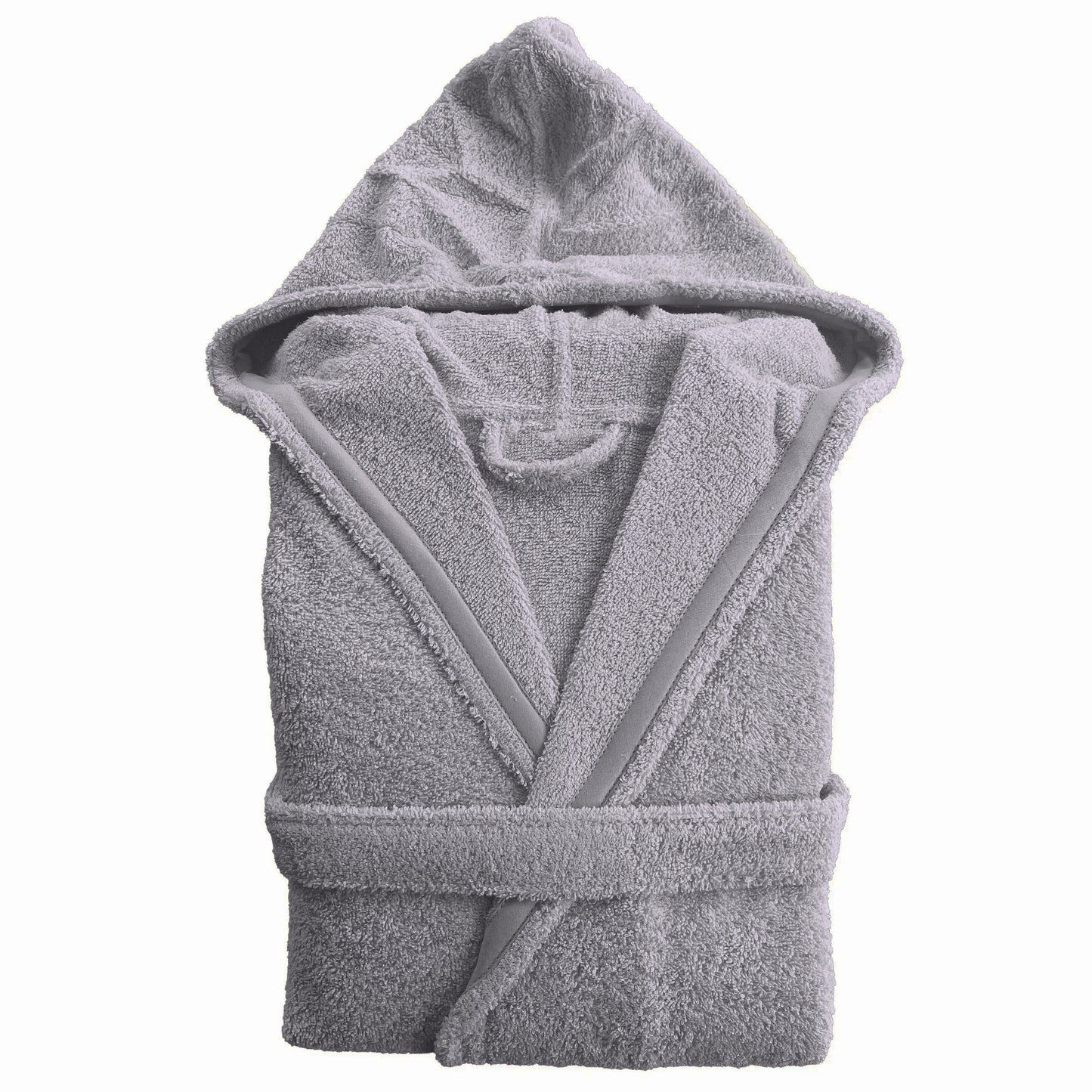 Albornoz Unisex - Albornoz de Ducha para Hombre o Mujer - 100% Algodón, Capucha, Antracita