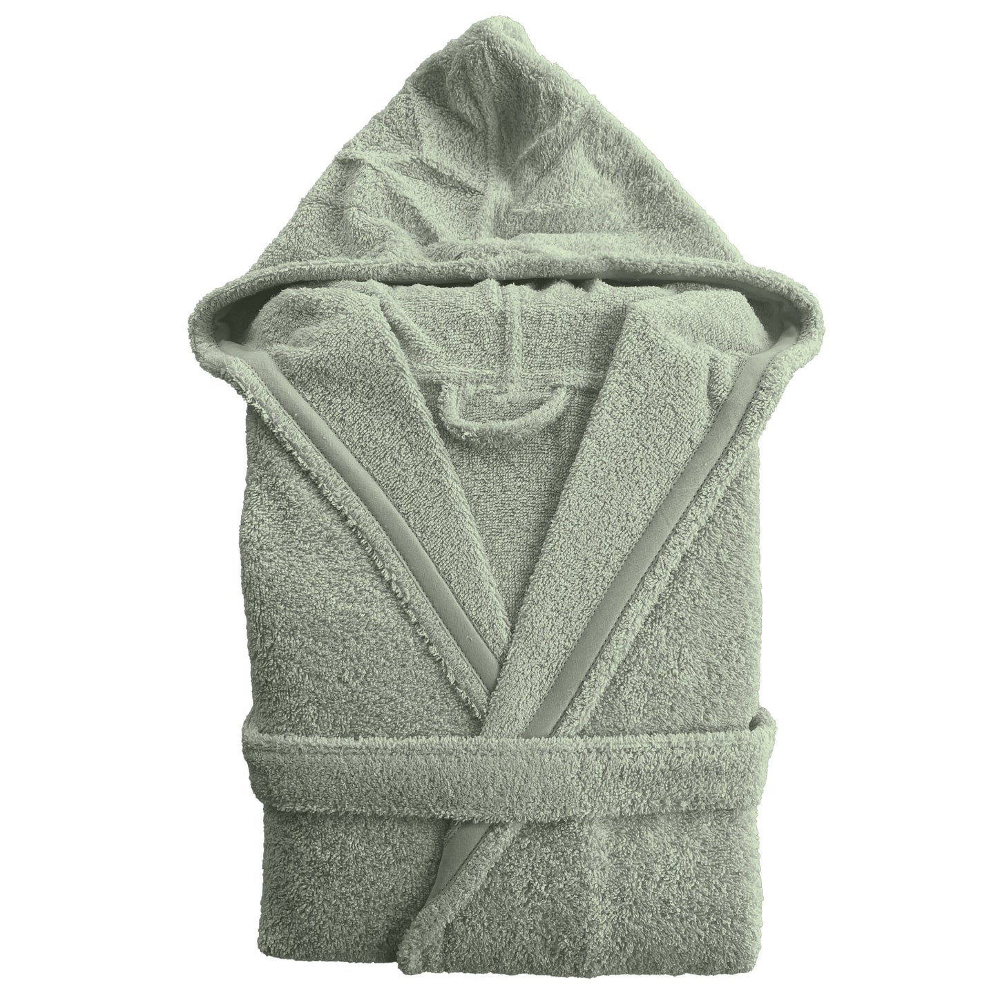 Albornoz Unisex - Albornoz de Ducha para Hombre o Mujer - 100% Algodón, Capucha, Kaki