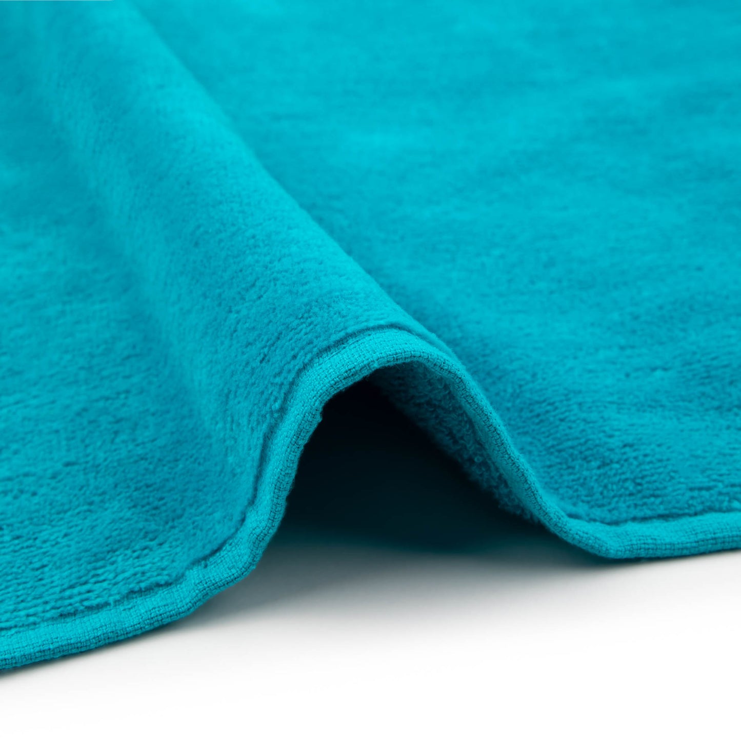 BOSKIMO Toalla de Playa Popa Turquesa Grande 90x170 cm – 100 % Algodón Rizo de Alta Calidad – Suave, Absorbente y de Secado Rápido – Fabricada en Portugal – Estilo Premium en Colores Vivos – Ideal para Playa y Piscina