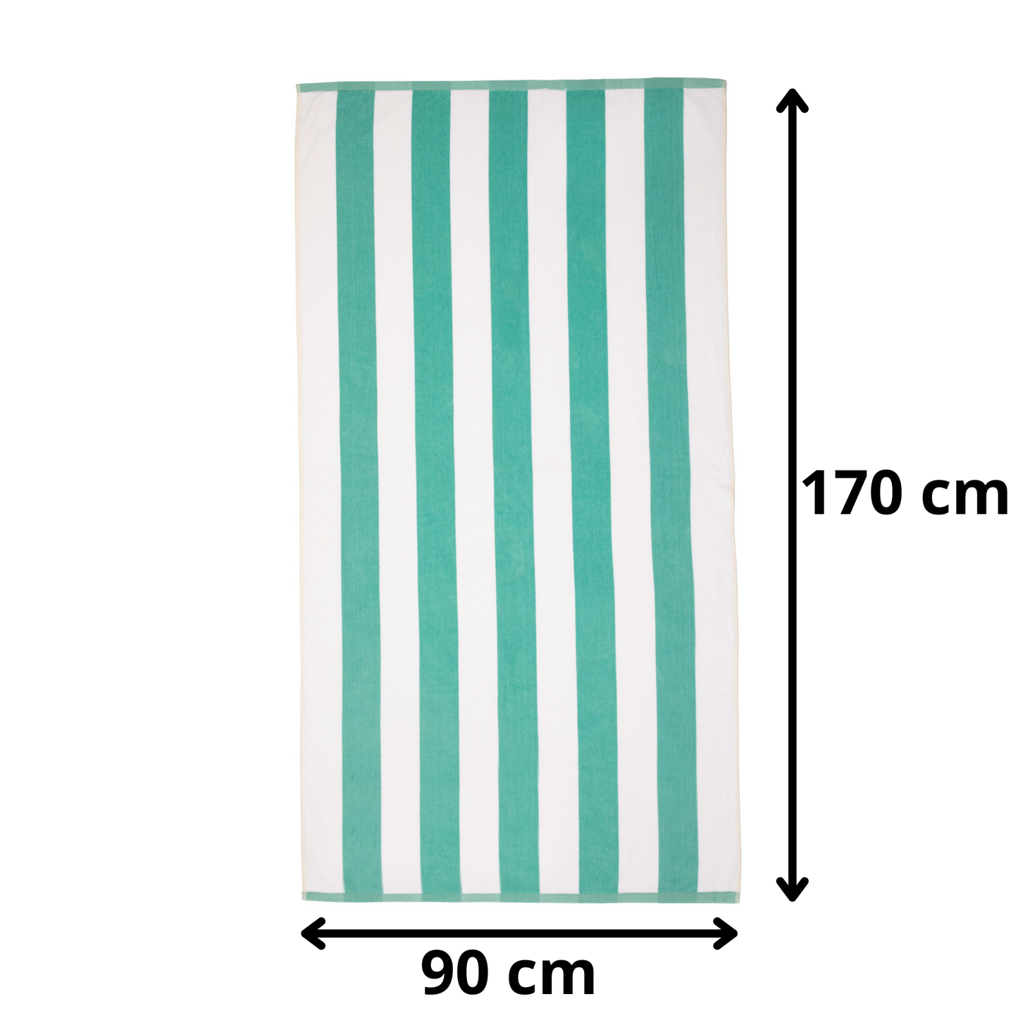 BOSKIMO Toalla de Playa Zadar 1 Grande 90x170 cm – 100 % Algodón Rizo de Alta Calidad – Suave, Absorbente y de Secado Rápido – Fabricada en Portugal – Estilo Premium en Colores Vivos – Ideal para Playa y Piscina