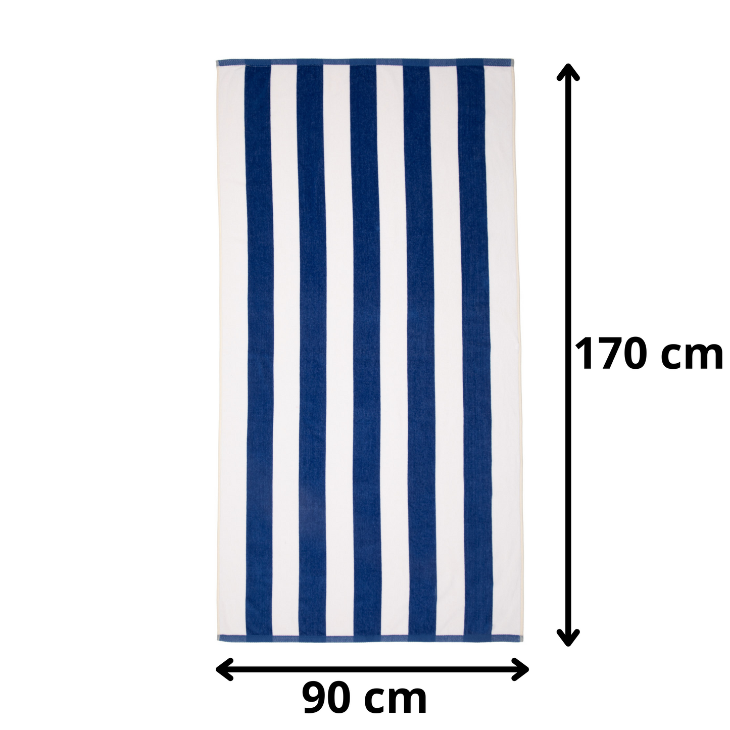 BOSKIMO Toalla de Playa Zadar 2 Grande 90x170 cm – 100 % Algodón Rizo de Alta Calidad – Suave, Absorbente y de Secado Rápido – Fabricada en Portugal – Estilo Premium en Colores Vivos – Ideal para Playa y Piscina