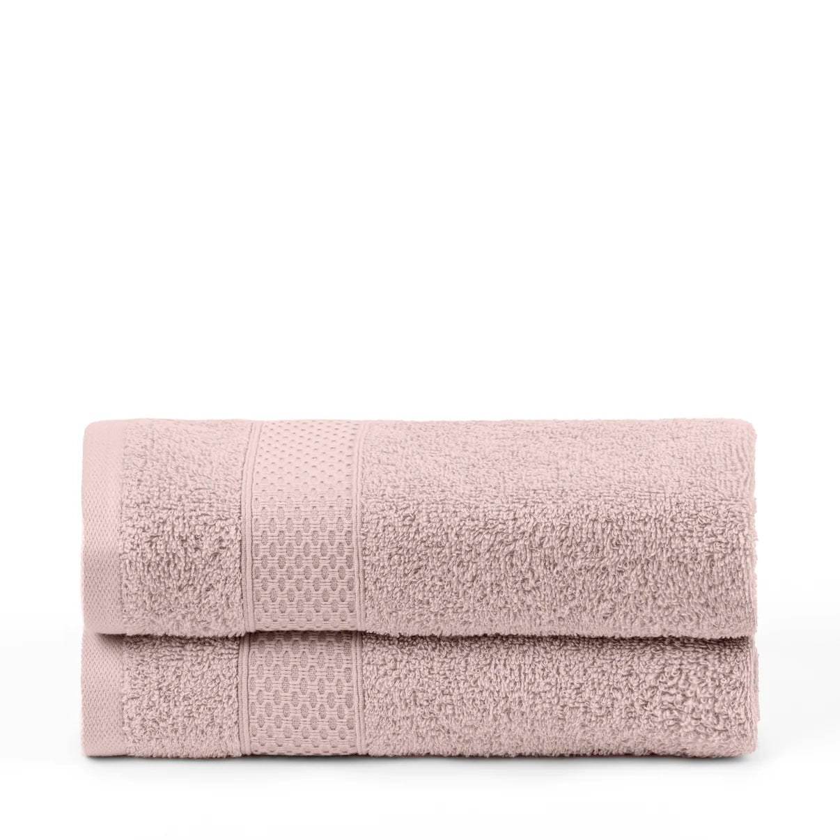 Juego de Toallas de baño - Toalla grande de Ducha, Toalla de Manos y Toalla de lavabo - 100% Algodón - 450 g/m2 Rosa