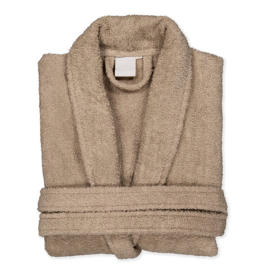 Albornoz Unisex - Albornoz de Ducha para Hombre o Mujer - 100% Algodón, Capucha. Arena