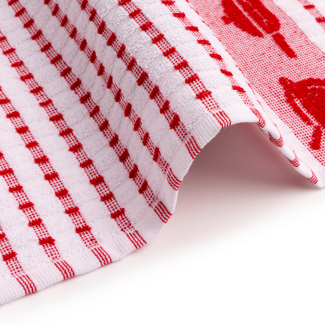 Paños de Cocina de Algodón Rizo REF.1809 | Pack de 4 Trapos 400gr 50x50cm de Cocina Suaves y Absorbentes | Trapos de Cocina 100% Algodón | Resistentes y Lavables | Ideales para Hogar y Cocina