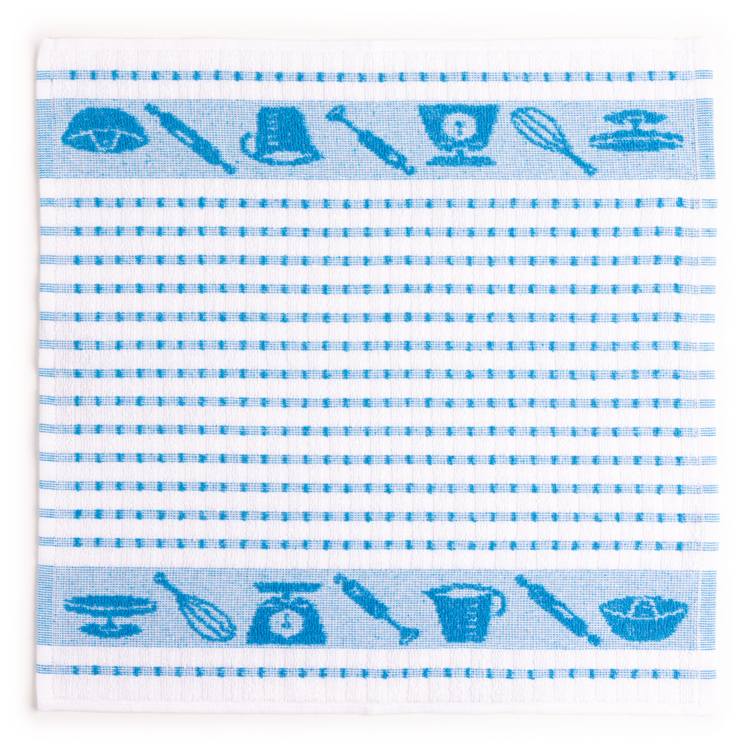 Paños de Cocina de Algodón Rizo REF.1810 | Pack de 4 Trapos 400gr 50x50cm de Cocina Suaves y Absorbentes | Trapos de Cocina 100% Algodón | Resistentes y Lavables | Ideales para Hogar y Cocina