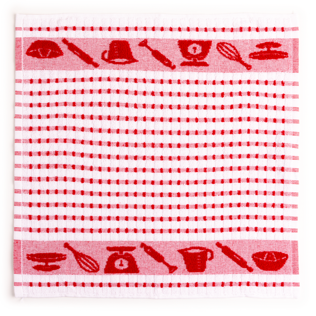 Paños de Cocina de Algodón Rizo REF.1810 | Pack de 4 Trapos 400gr 50x50cm de Cocina Suaves y Absorbentes | Trapos de Cocina 100% Algodón | Resistentes y Lavables | Ideales para Hogar y Cocina