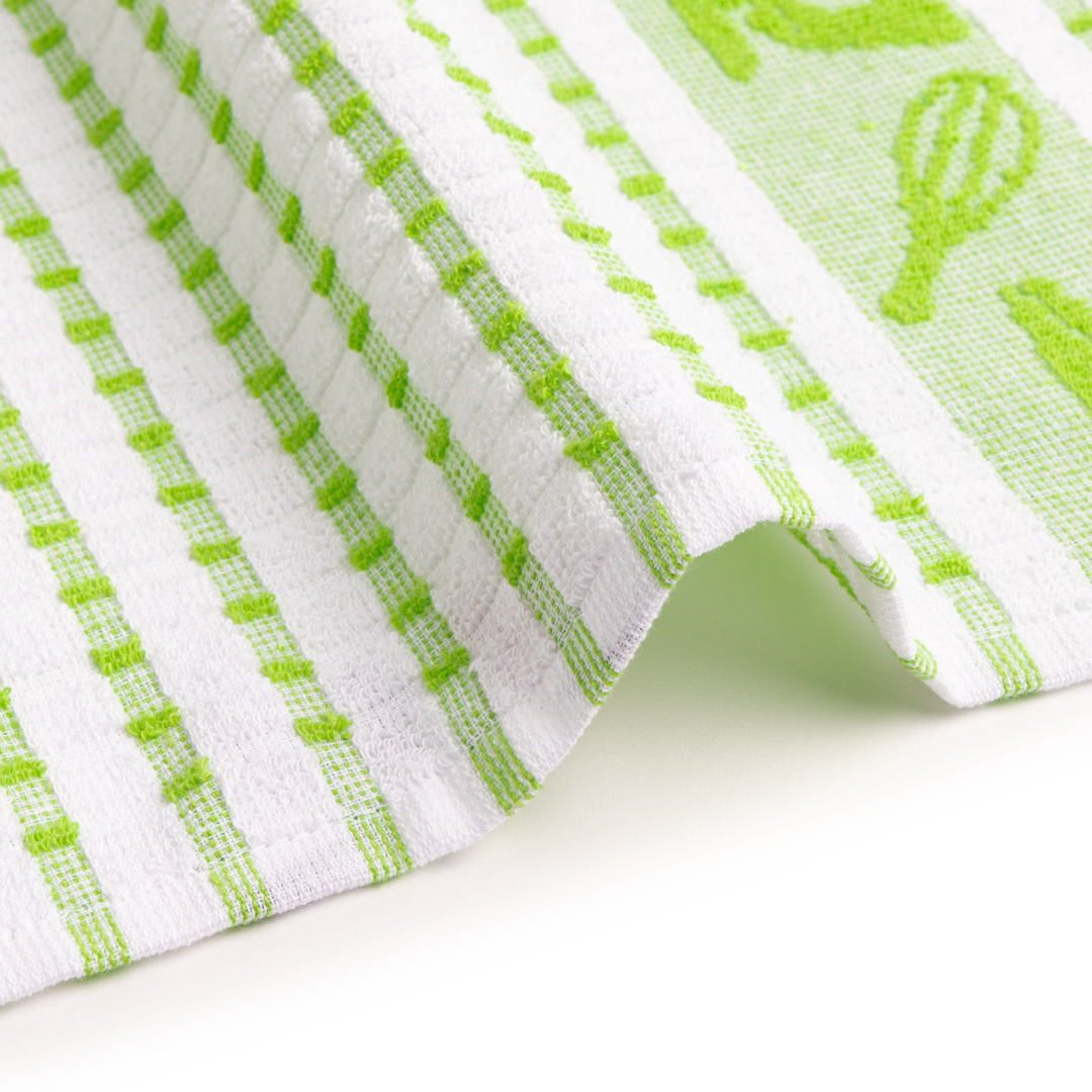 Paños de Cocina de Algodón Rizo REF.1810 | Pack de 4 Trapos 400gr 50x50cm de Cocina Suaves y Absorbentes | Trapos de Cocina 100% Algodón | Resistentes y Lavables | Ideales para Hogar y Cocina