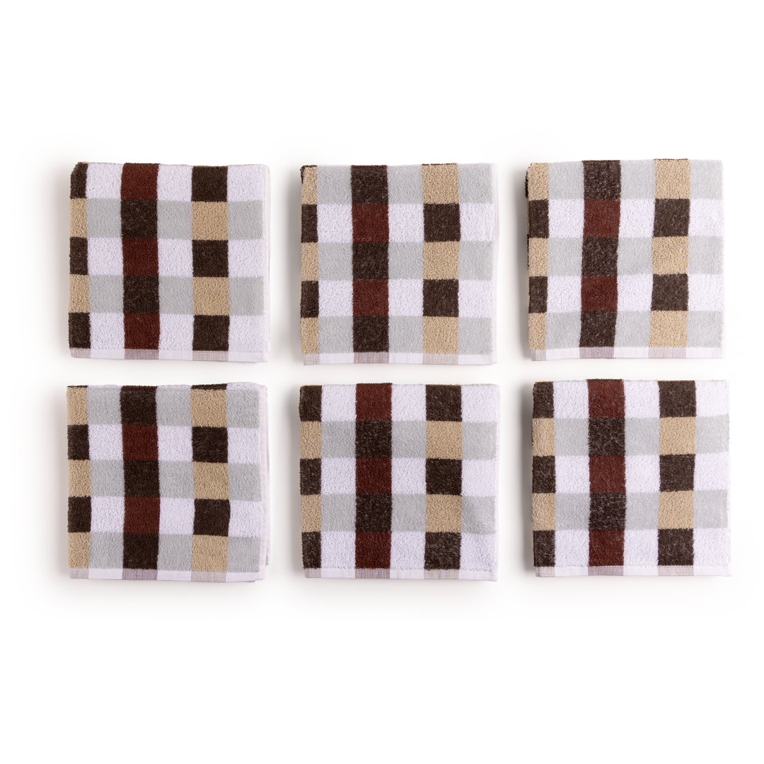 Paños de Cocina de Algodón Rizo REF.4510.Cuadrados | Pack de 6 Trapos 400gr 50x50cm de Cocina Suaves y Absorbentes | Trapos de Cocina 100% Algodón | Resistentes y Lavables | Ideales para Hogar y Cocina