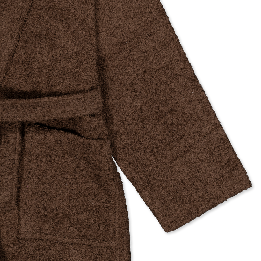 Albornoz Unisex - Albornoz de Ducha para Hombre o Mujer - 100% Algodón- 420g/m2 - Albornoz de Rizo. Nutria