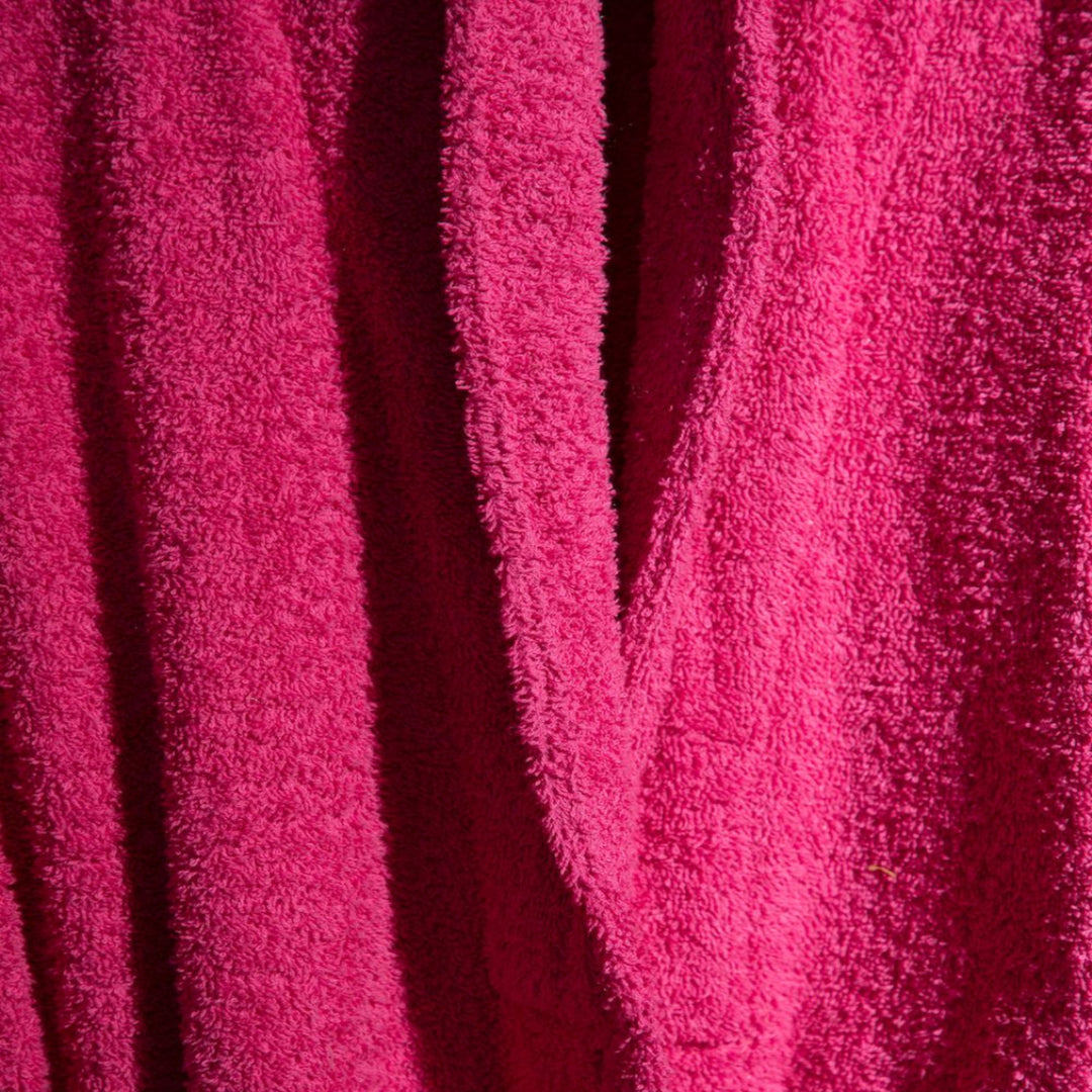 Albornoz Unisex - Albornoz de Ducha para Hombre o Mujer - 100% Algodón- 420g/m2 - Albornoz de Rizo. Ciclamen