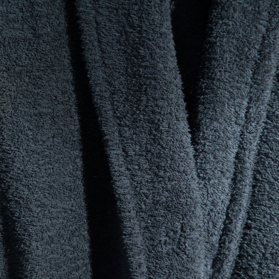 Albornoz Unisex - Albornoz de Ducha para Hombre o Mujer - 100% Algodón- 420g/m2 - Albornoz de Rizo. Antracita