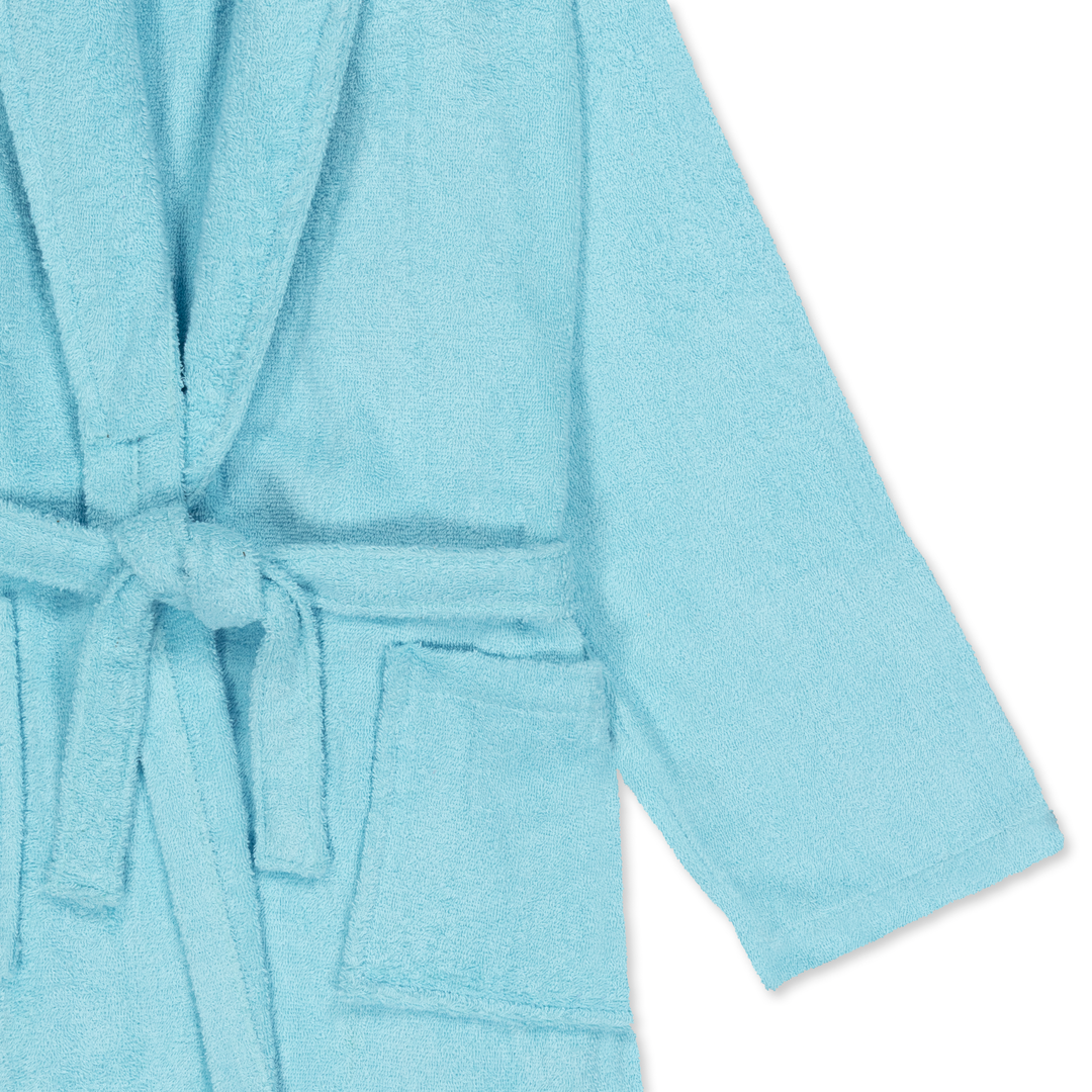 Albornoz Unisex - Albornoz de Ducha para Hombre o Mujer - 100% Algodón- 420g/m2 - Albornoz de Rizo. Turquesa