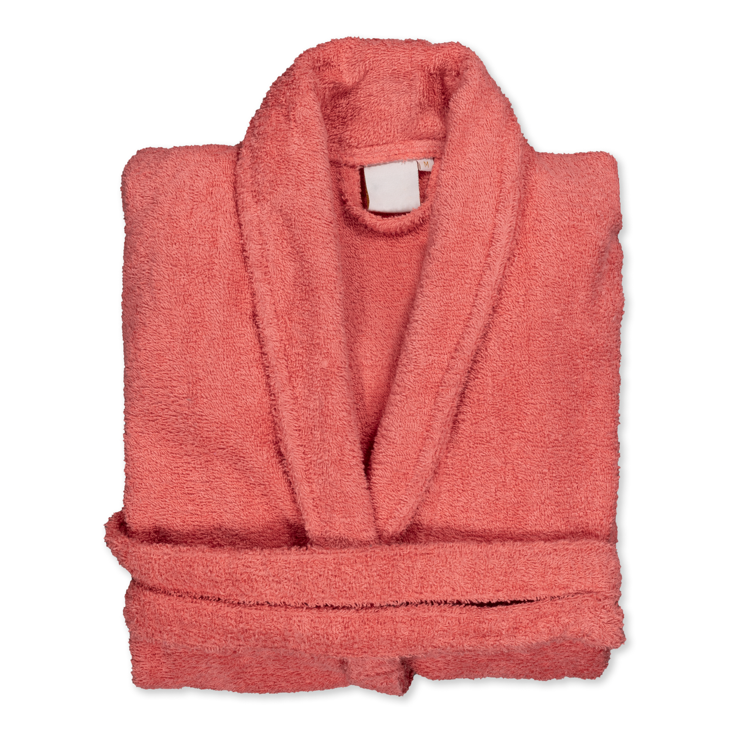 Albornoz Unisex - Albornoz de Ducha para Hombre o Mujer - 100% Algodón- 420g/m2 - Albornoz de Rizo. Coral