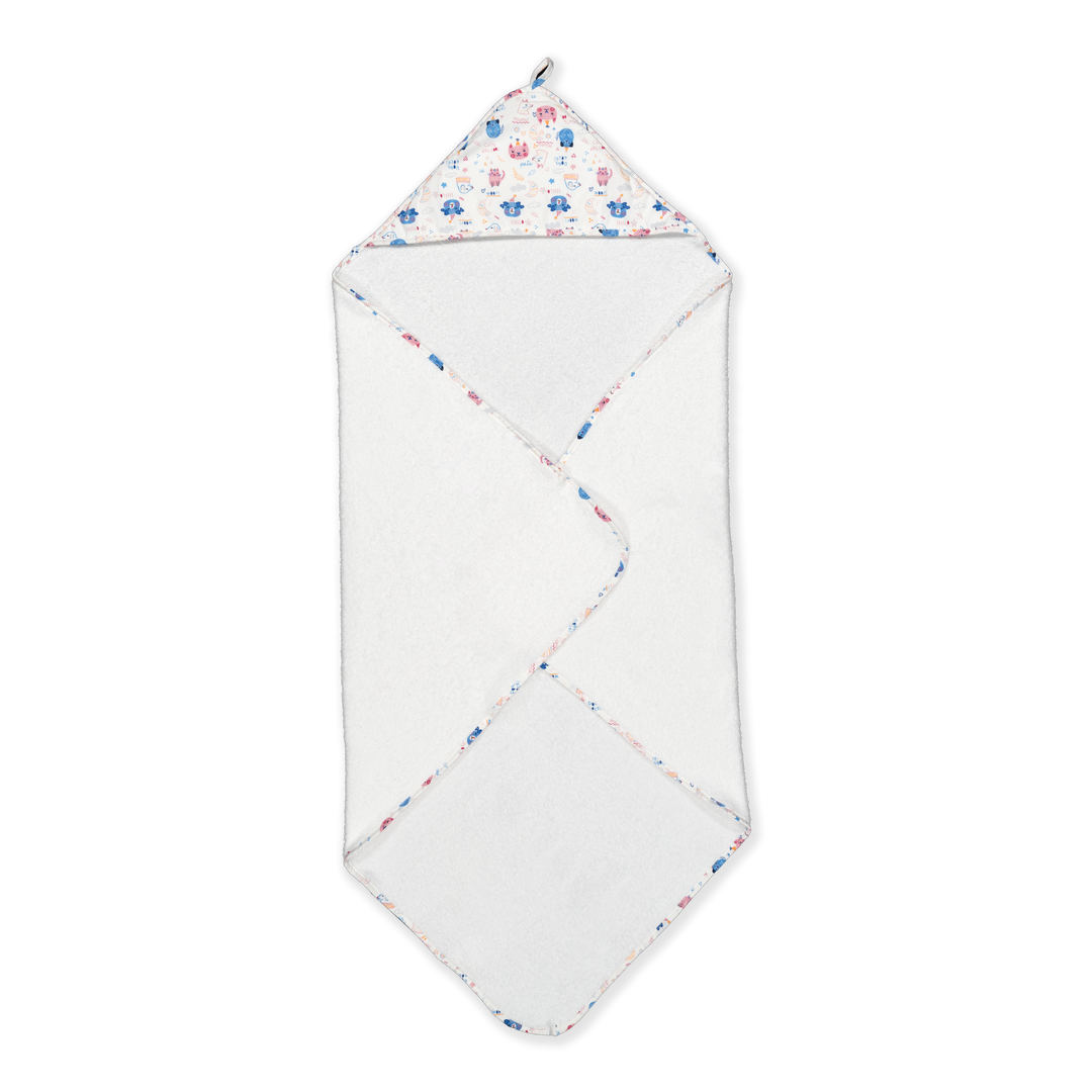 Capa Infantil Pets 100 x 100 cm - Algodón Premium 420 g/m² - Toalla de Baño Grande para Niños, Ducha, Mano y Bidé