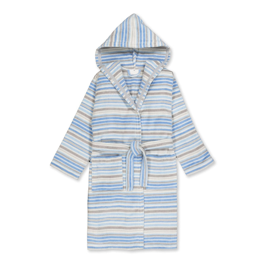 KIDS CARLO - Albornoz Niños adolescentes Algodón: Niño, Infantil - 100% Algodón OEKO-TEX - 2 Bolsillos, Cinturón, Capucha, Albornoces Felpa muy suave con bordados para niños