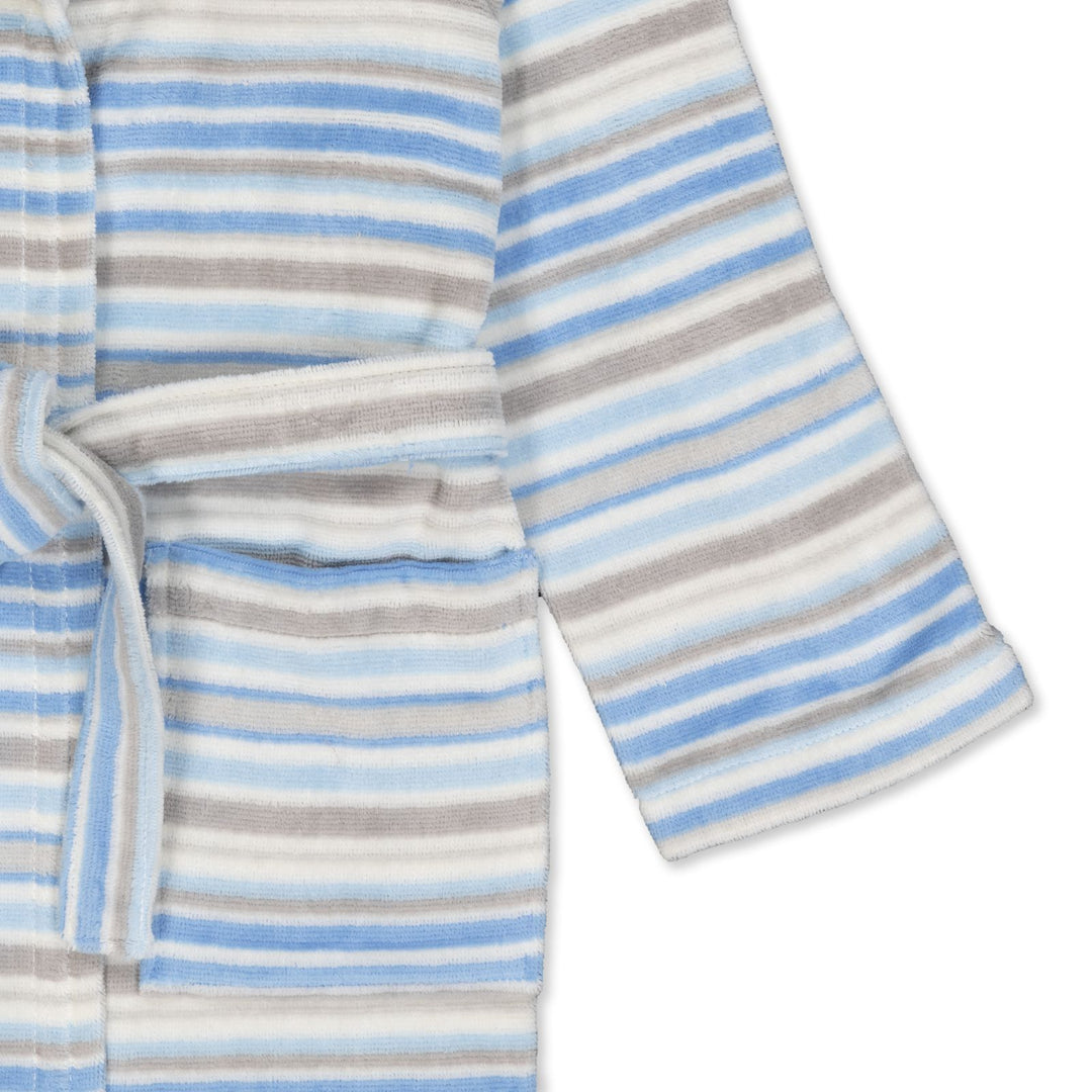 KIDS CARLO - Albornoz Niños adolescentes Algodón: Niño, Infantil - 100% Algodón OEKO-TEX - 2 Bolsillos, Cinturón, Capucha, Albornoces Felpa muy suave con bordados para niños