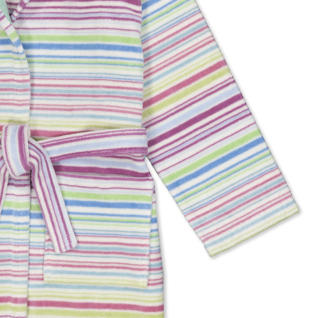 KIDS MARIANNE - Albornoz Niños adolescentes Algodón: Niño, Infantil - 100% Algodón OEKO-TEX - 2 Bolsillos, Cinturón, Capucha, Albornoces Felpa muy suave con bordados para niños