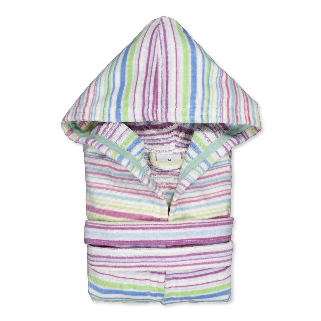 KIDS MARIANNE - Albornoz Niños adolescentes Algodón: Niño, Infantil - 100% Algodón OEKO-TEX - 2 Bolsillos, Cinturón, Capucha, Albornoces Felpa muy suave con bordados para niños