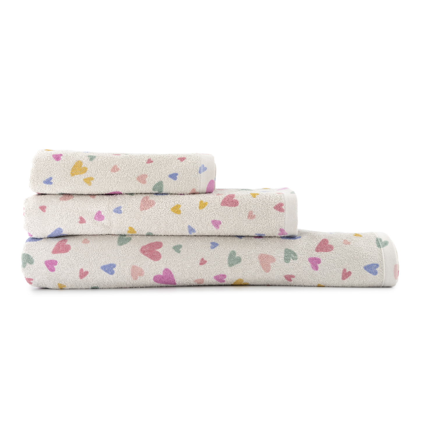 Juego de 2 Toallas Infantiles Jessi- Ducha Algodón Premium - Toalla de baño grandes, toallas infantiles, mano, bide y ducha - 100% Algodón - 420 g/m2