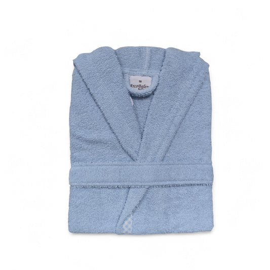 BOSKIMO KIDS BEN - Albornoz Niños adolescentes Algodón: Niño, Infantil - 100% Algodón OEKO-TEX - 2 Bolsillos, Cinturón, Capucha, Albornoces Felpa muy suave con bordados para niños