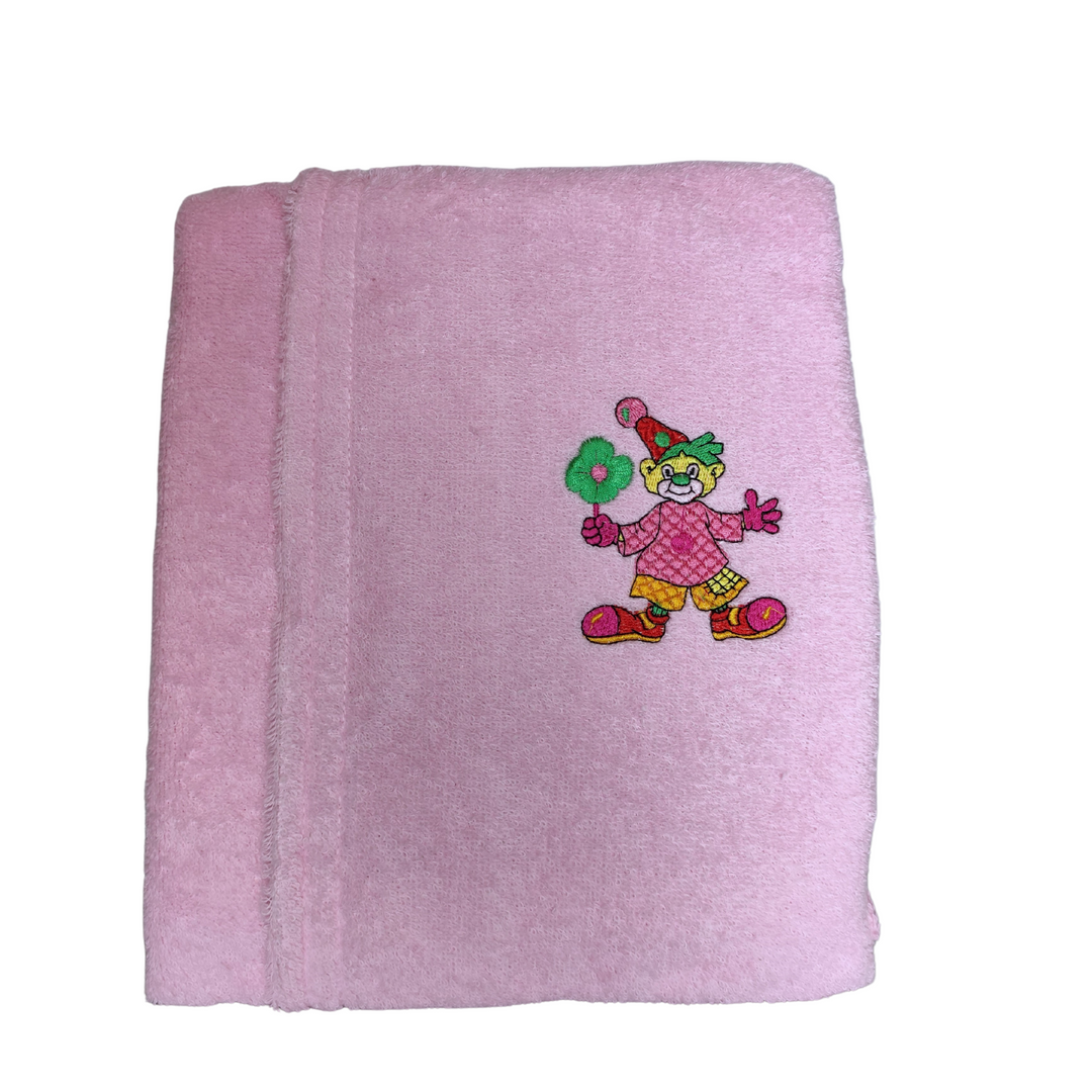 BOSKIMO KIDS PACA - Albornoz Niñas adolescentes Algodón: Niña, Infantil - 100% Algodón OEKO-TEX - 2 Bolsillos, Cinturón, Capucha, Albornoces Felpa muy suave con bordados para niñas