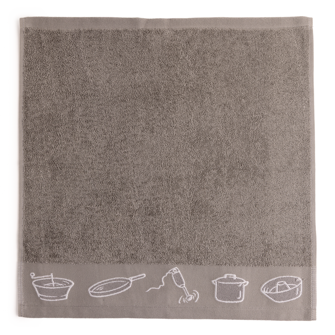 Paños de Cocina de Algodón Rizo REF.4203 | Pack de 4 Trapos 400gr 50x50cm de Cocina Suaves y Absorbentes | Trapos de Cocina 100% Algodón | Resistentes y Lavables | Ideales para Hogar y Cocina