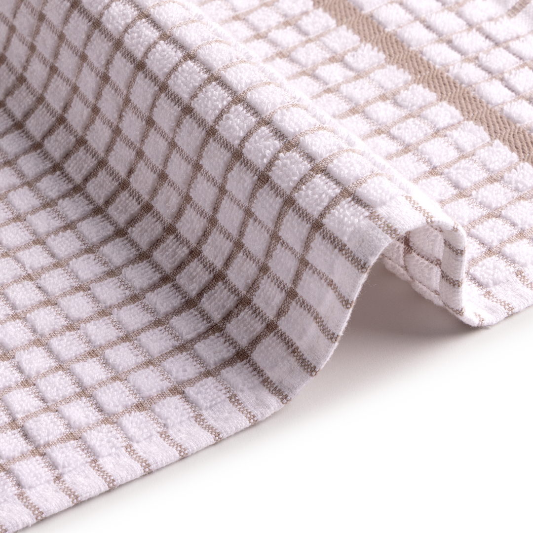 Paños de Cocina de Algodón Rizo REF.4552 | Pack de 6 Trapos 400gr 50x50cm de Cocina Suaves y Absorbentes | Trapos de Cocina 100% Algodón | Resistentes y Lavables | Ideales para Hogar y Cocina