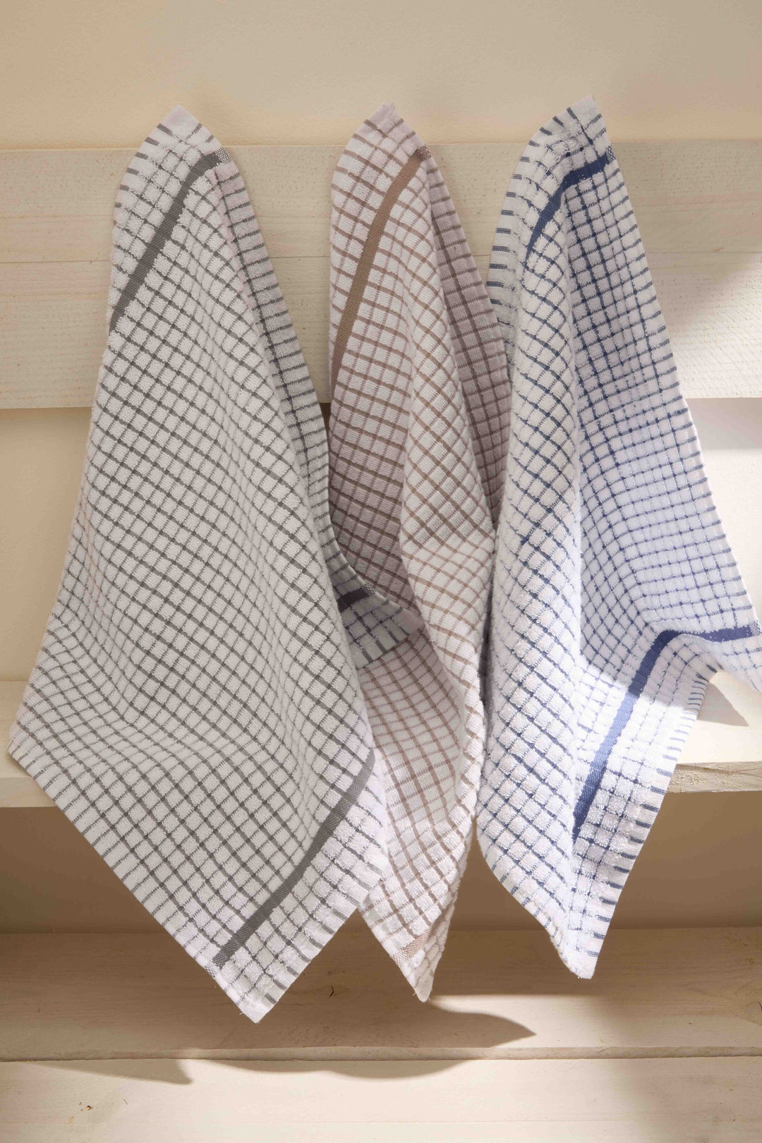 Paños de Cocina de Algodón Rizo REF.4552 | Pack de 6 Trapos 400gr 50x50cm de Cocina Suaves y Absorbentes | Trapos de Cocina 100% Algodón | Resistentes y Lavables | Ideales para Hogar y Cocina