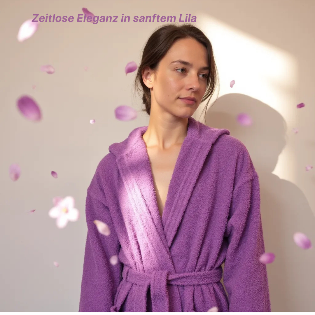 BOSKIMO Albornoz de Baño Unisex 100% Algodón OEKO-TEX – Bata para Hombre y Mujer – Rizo Americano 420 gsm – Suave y muy Absorbente