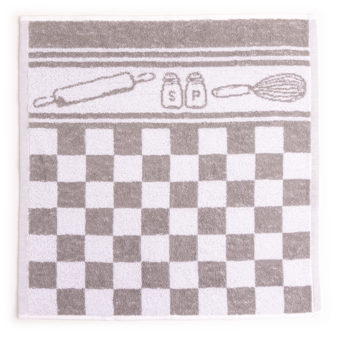 Paños de Cocina de Algodón Rizo REF.8425 | Pack de 4 Trapos 400gr 50x50cm de Cocina Suaves y Absorbentes | Trapos de Cocina 100% Algodón | Resistentes y Lavables | Ideales para Hogar y Cocina