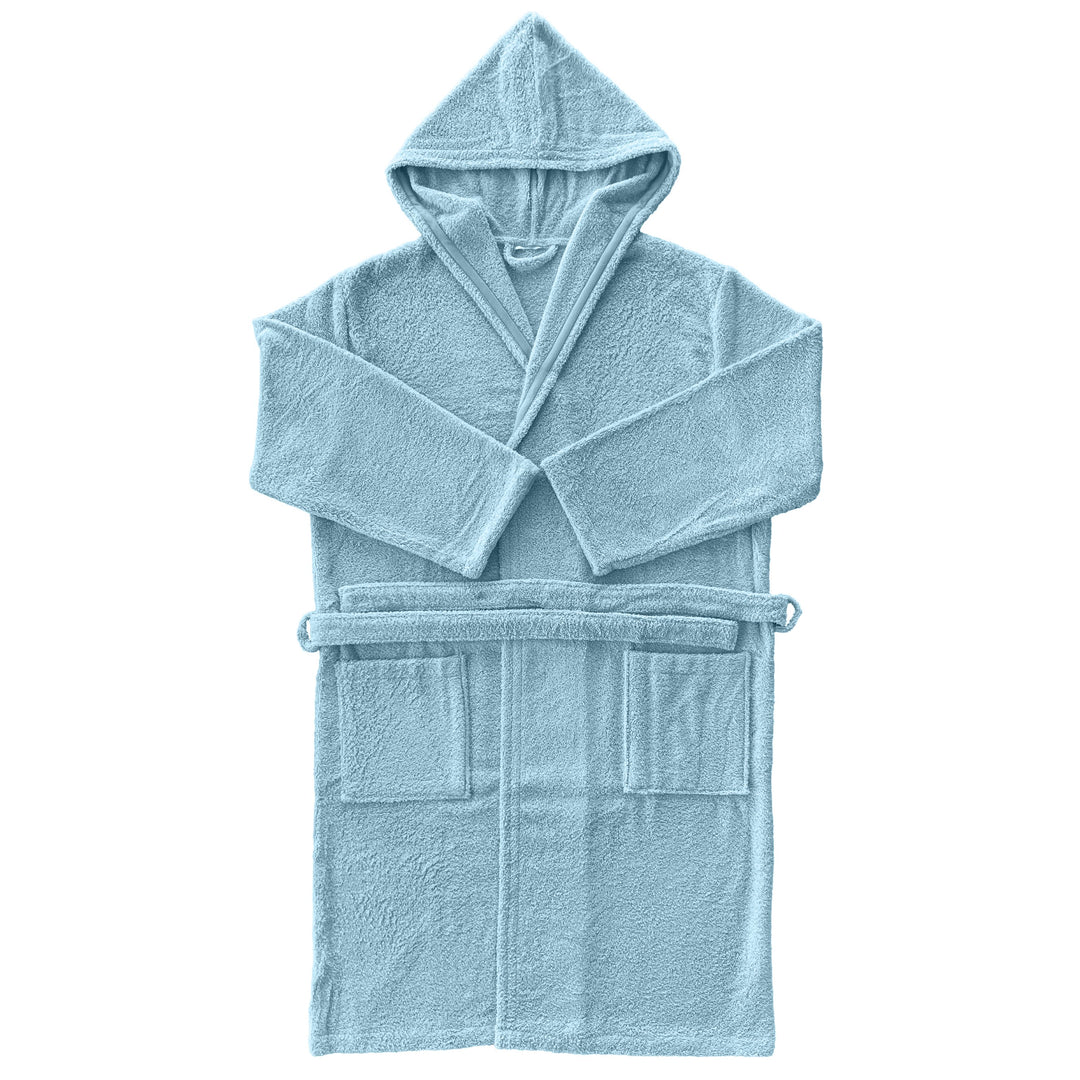 Albornoz Unisex - Albornoz de Ducha para Hombre o Mujer - 100% Algodón, Capucha, Turquesa