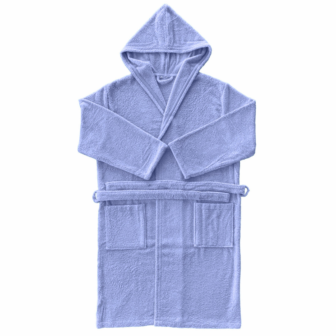 Albornoz Unisex - Albornoz de Ducha para Hombre o Mujer - 100% Algodón, Capucha, Azul