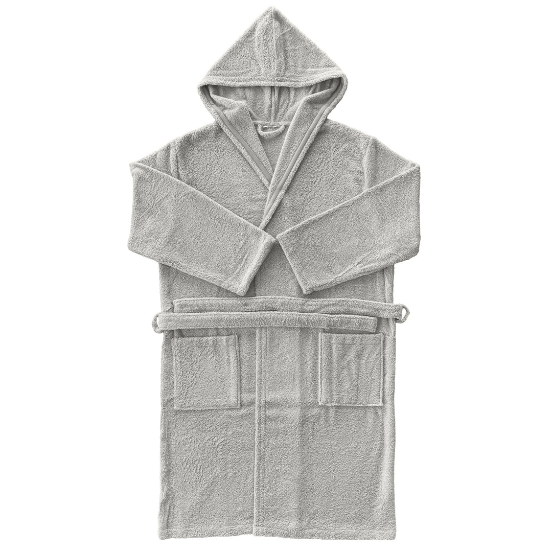 Albornoz Unisex - Albornoz de Ducha para Hombre o Mujer - 100% Algodón, Capucha, Blanco