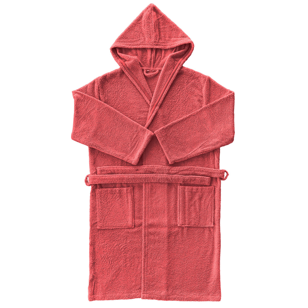 Albornoz Unisex - Albornoz de Ducha para Hombre o Mujer - 100% Algodón, Capucha, Coral