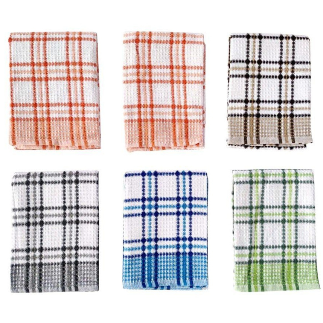 Paños de Cocina Algodón BOSKIMO Premium – Pack de 6 Trapos de Cocina Microfibra y Rizo, Trapos Cocina Algodón Absorbentes, Paños de Limpieza Valencia