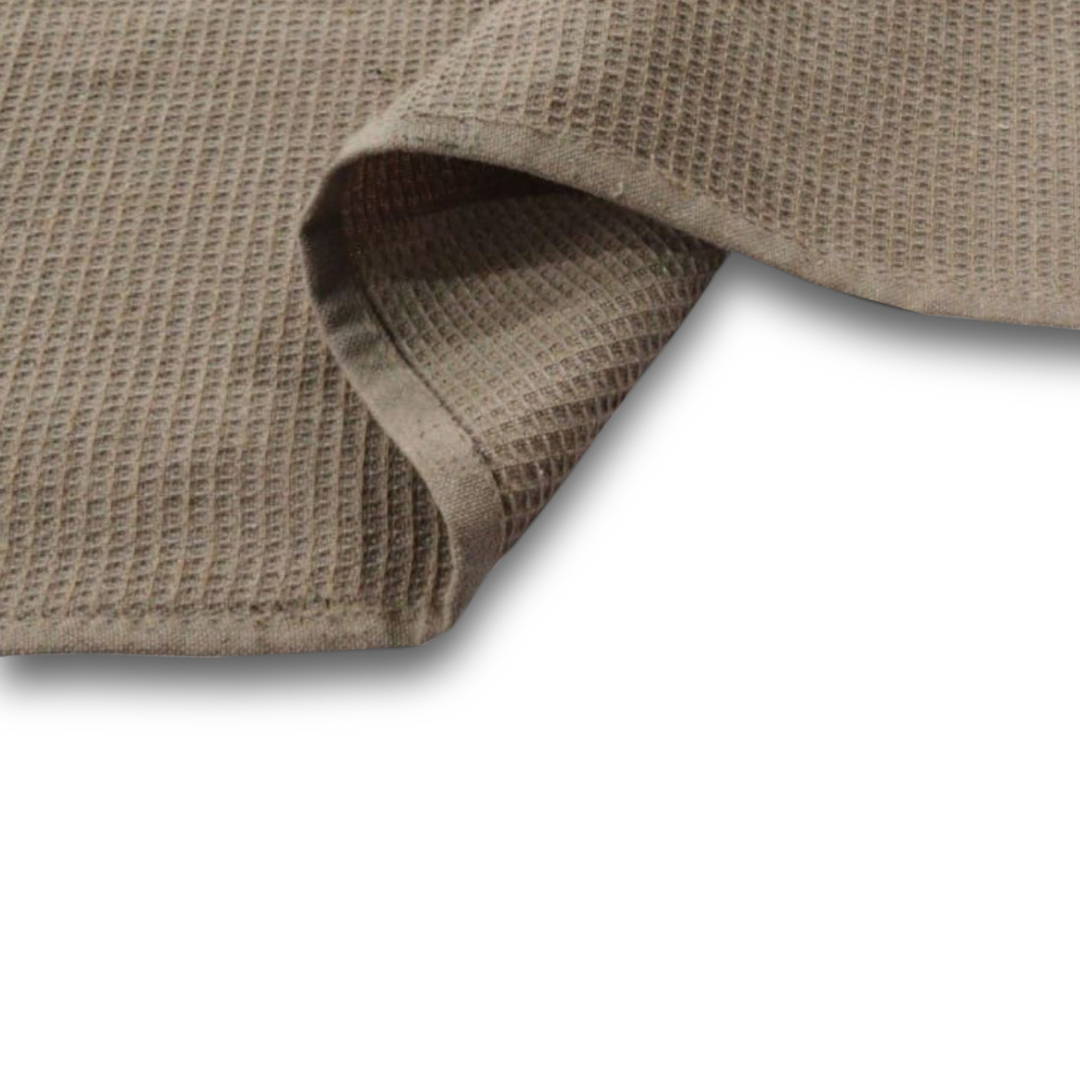 Paños de Cocina Algodón BOSKIMO Premium – Pack de 12 Trapos de Cocina Microfibra y Rizo, Trapos Cocina Algodón Absorbentes, Paños de Limpieza Aura Beige