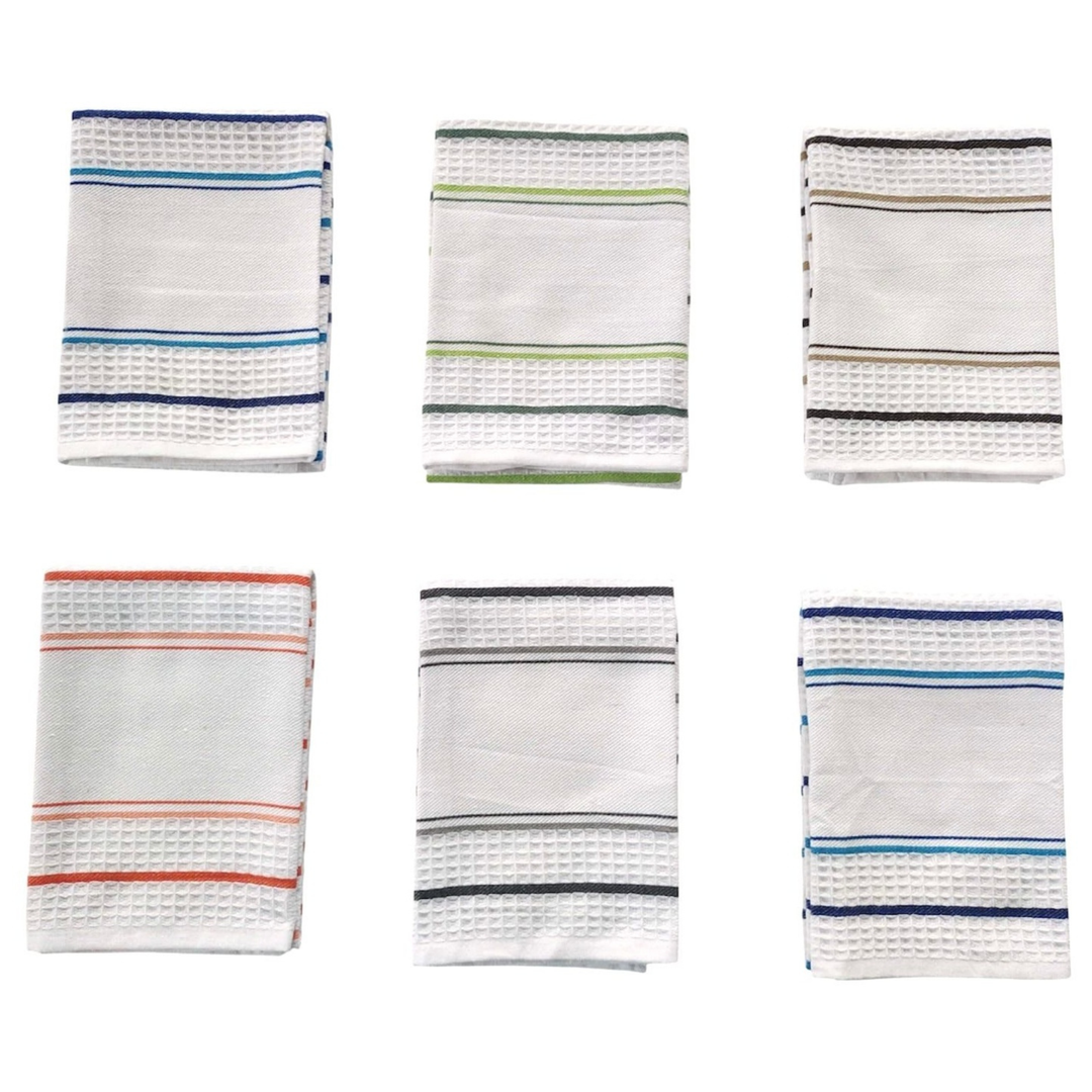 Paños de Cocina Algodón BOSKIMO Premium – Pack de 6 Trapos de Cocina Microfibra y Rizo, Trapos Cocina Algodón Absorbentes, Paños de Limpieza Granada