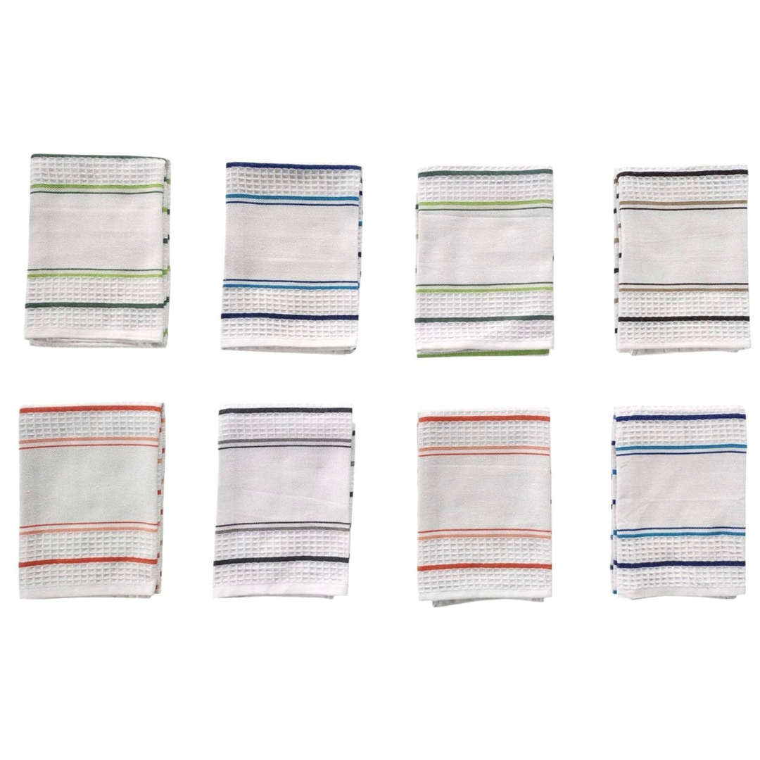 Paños de Cocina Algodón BOSKIMO Premium – Pack de 8 Trapos de Cocina Microfibra y Rizo, Trapos Cocina Algodón Absorbentes, Paños de Limpieza Granada