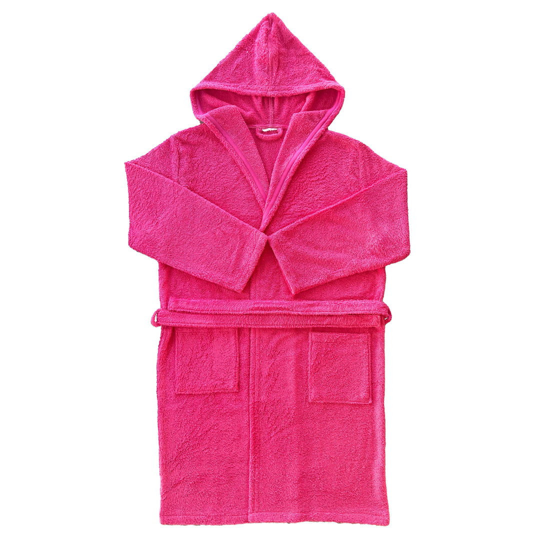 Albornoz Unisex - Albornoz de Ducha para Hombre o Mujer - 100% Algodón, Capucha, Fucsia