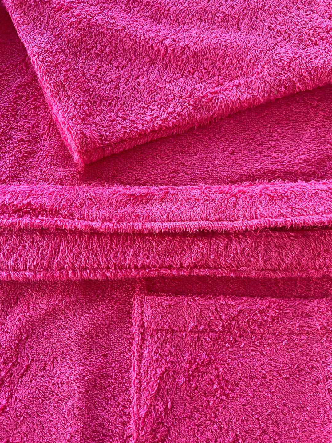 Albornoz Unisex - Albornoz de Ducha para Hombre o Mujer - 100% Algodón, Capucha, Fucsia