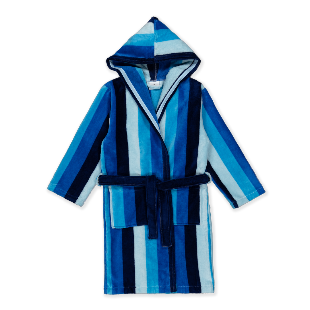 KIDS HARRY - Albornoz Niños adolescentes Algodón: Niño, Infantil - 100% Algodón OEKO-TEX - 2 Bolsillos, Cinturón, Capucha, Albornoces Felpa muy suave con bordados para niños