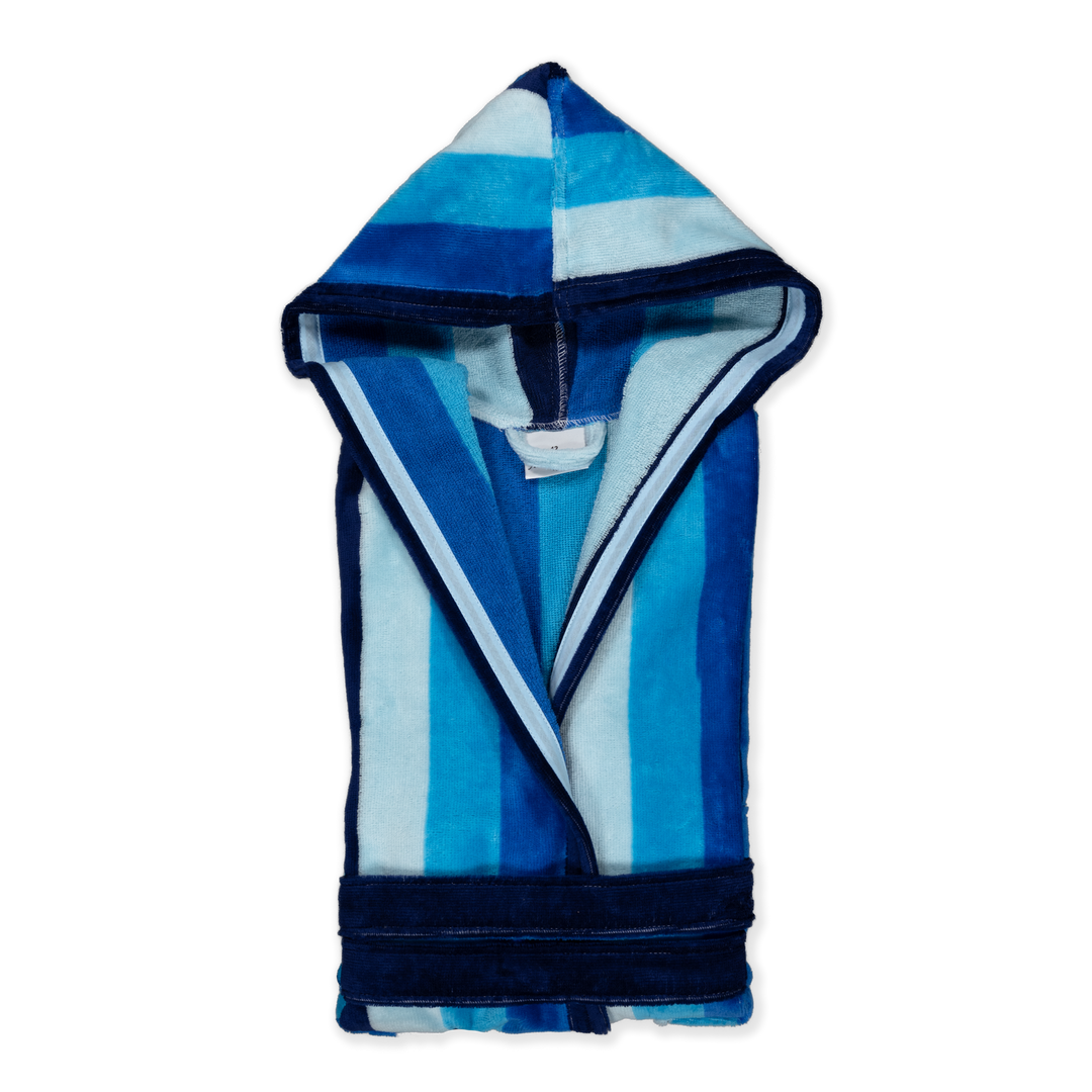 KIDS HARRY - Albornoz Niños adolescentes Algodón: Niño, Infantil - 100% Algodón OEKO-TEX - 2 Bolsillos, Cinturón, Capucha, Albornoces Felpa muy suave con bordados para niños