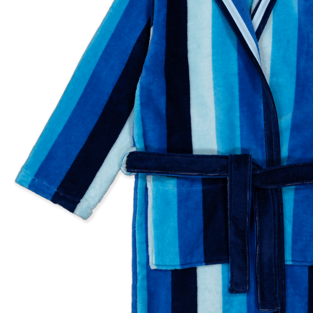 KIDS HARRY - Albornoz Niños adolescentes Algodón: Niño, Infantil - 100% Algodón OEKO-TEX - 2 Bolsillos, Cinturón, Capucha, Albornoces Felpa muy suave con bordados para niños