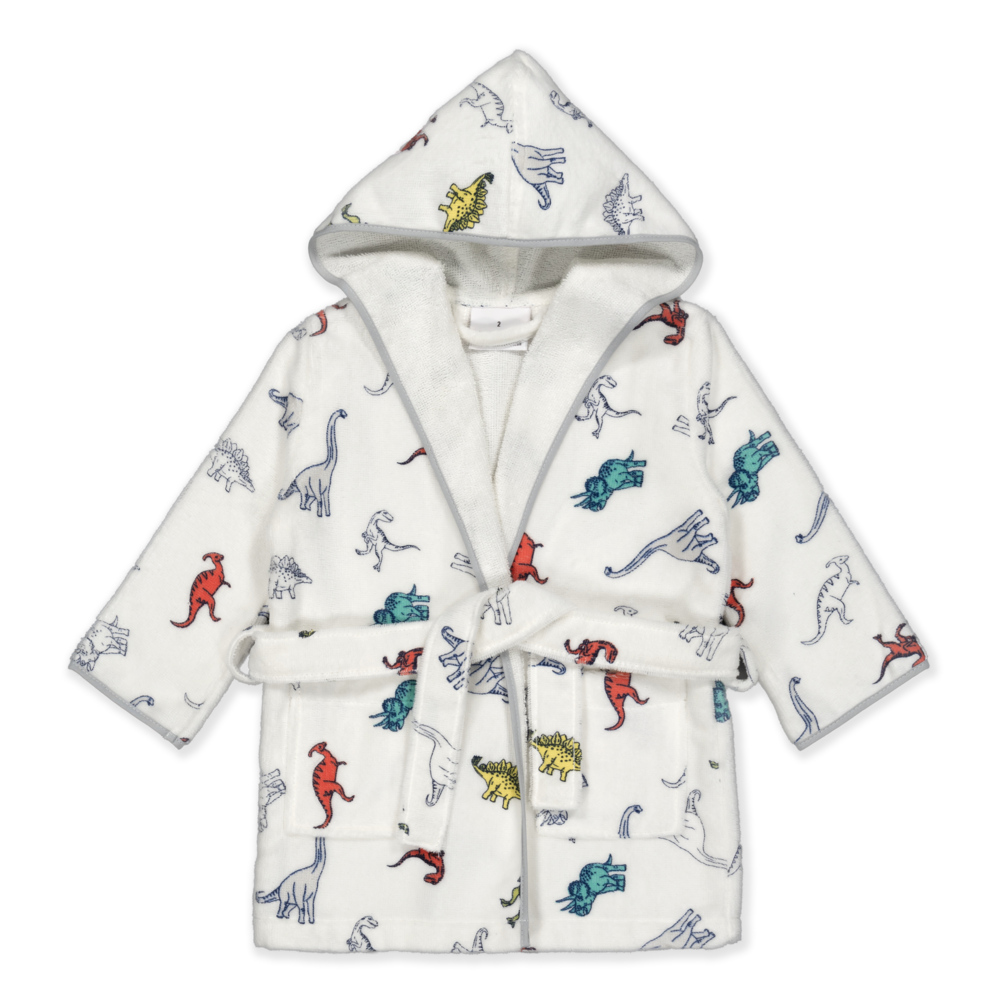 KIDS REX - Albornoz Niños adolescentes Algodón: Niño, Infantil - 100% Algodón OEKO-TEX - 2 Bolsillos, Cinturón, Capucha, Albornoces Felpa muy suave con bordados para niños