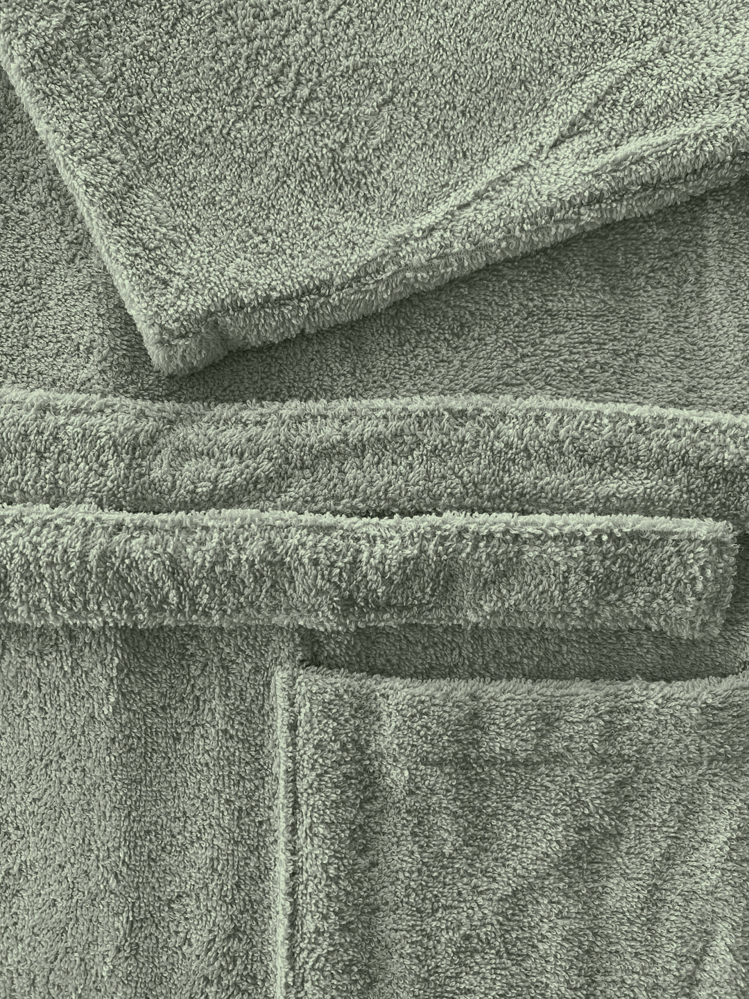 Albornoz Unisex - Albornoz de Ducha para Hombre o Mujer - 100% Algodón, Capucha, Kaki